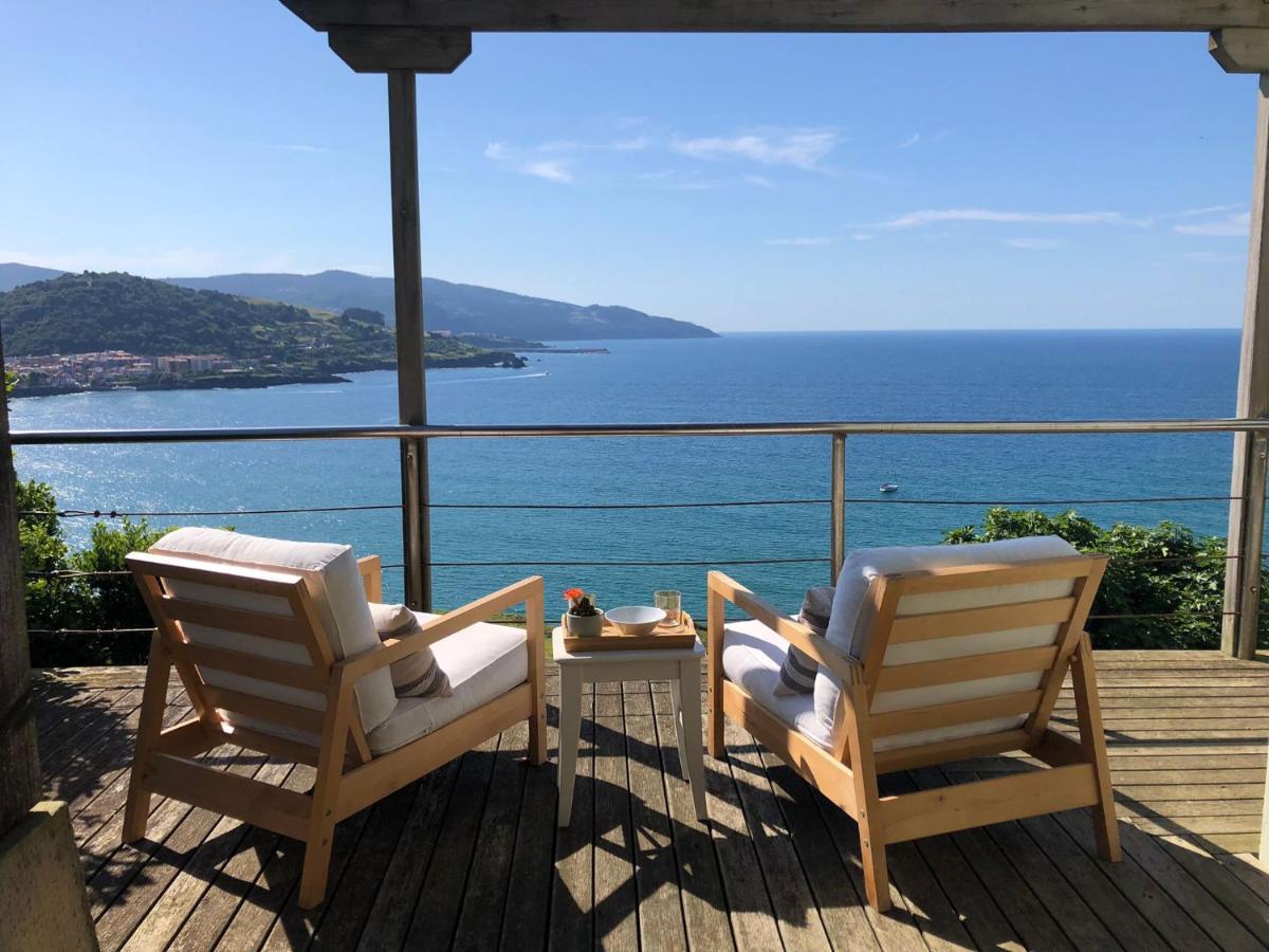 Вилла Adosado En La Costa Con Excelentes Vistas Al Estuario De Urdaibai Мундака Экстерьер фото