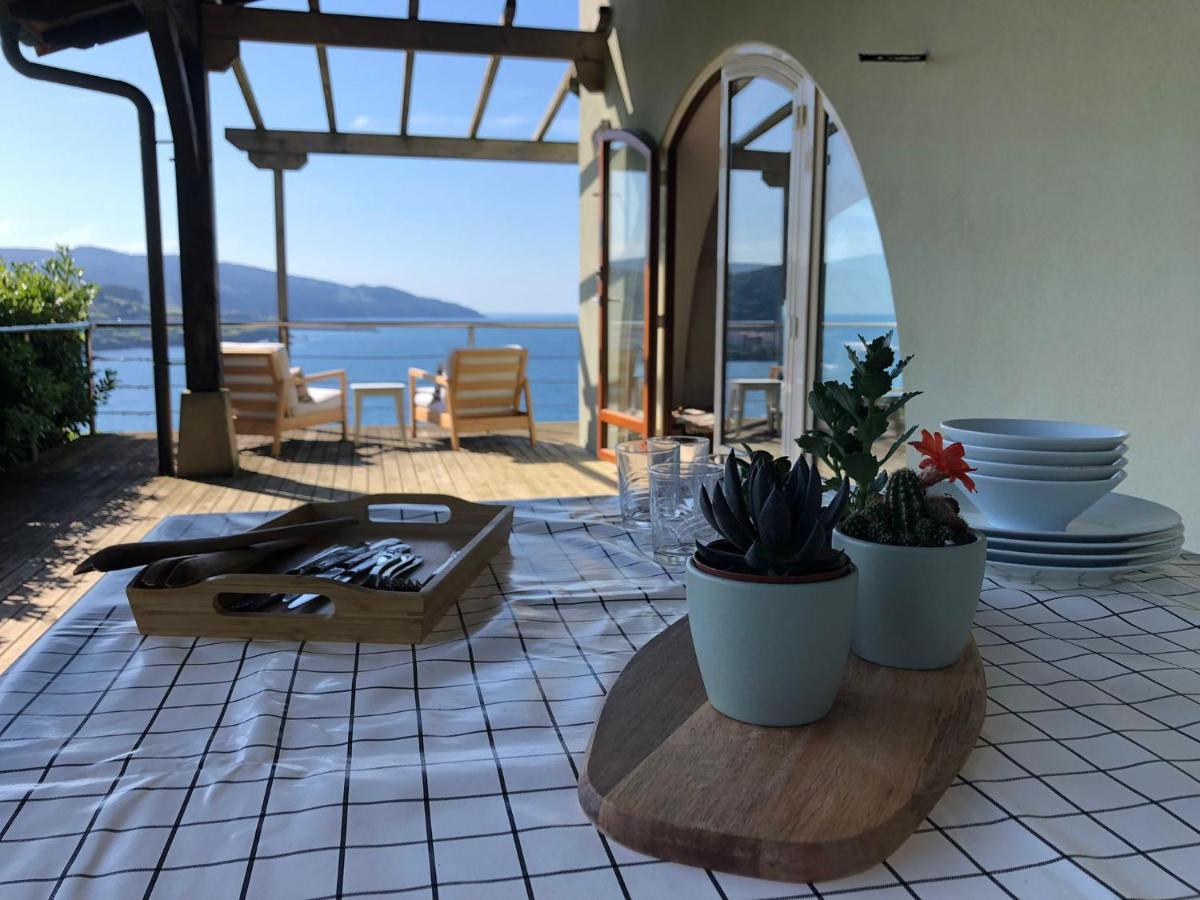 Вилла Adosado En La Costa Con Excelentes Vistas Al Estuario De Urdaibai Мундака Экстерьер фото